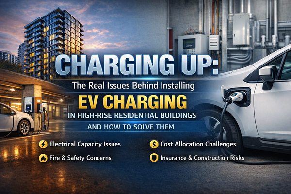 Charging Up: The Real Issues Behind Installing EV Charging in High-Rise Residential Buildings — And How to Solve Them